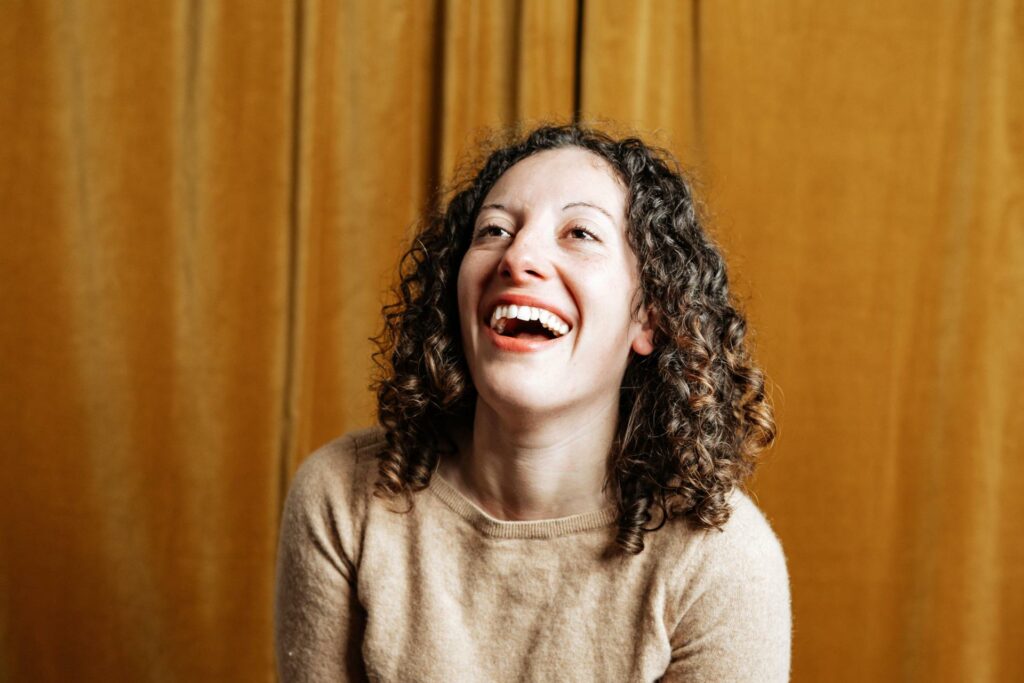 Chloé Lassalle qui rit