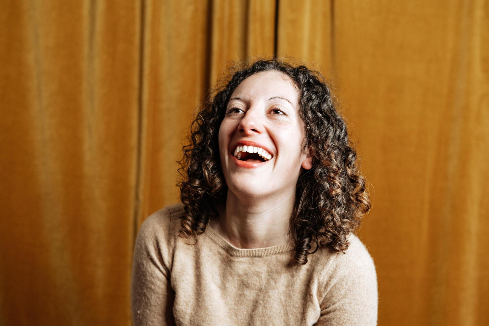 Chloé Lassalle qui rit